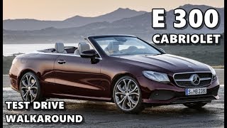 2018 Mercedes E 300 Cabriolet  Test Drive Exterior Interior [upl. by Tremayne]