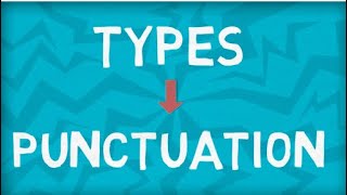 Punctuation  Types of Punctuation  Six Types  Examples  Exercise Punctuation [upl. by Annaet818]