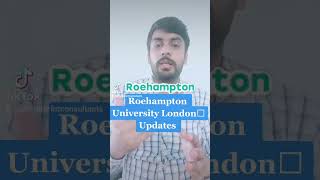 Roehampton University London Offers Discount and reduces initial deposit vfsglobal ukstudentvisa [upl. by Wicks]