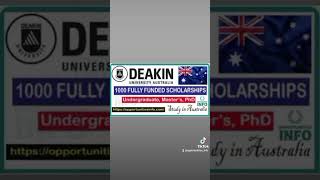 Deakin University Scholarships in Australia 20242025 Fully Funded [upl. by Lennaj570]