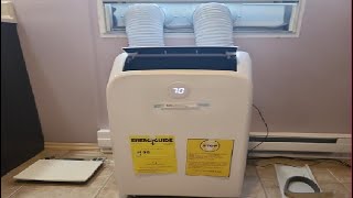 Hisense Smart SACC 8000 BTU Dual Hose Portable Air Conditioner Features and whats in the box [upl. by Odrareg]