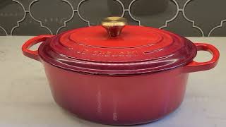 Le Creuset Cast Iron Signature Oval Casserole Review [upl. by Wenz]