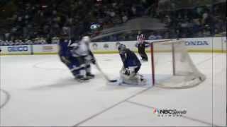 Matt Greene SH goal LA Kings vs St Louis Blues game 1 42812 NHL Hockey [upl. by Nueoht]