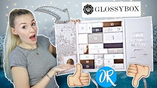 WIRKLICH 450€ Wert im Glossybox Adventskalender 2018 [upl. by Emmerie]