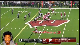 X Reacts to 1 Oregon vs Wisconsin  Full Game Highlights Reaction  2024 College Football [upl. by Priestley152]