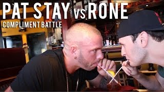 KOTD  Compliment Rap Battle  Pat Stay vs Rone Alternate Audio [upl. by Enaasiali]