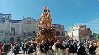 Torremaggiore Fg  Festa del Rosario 2024  Rientro della Solenne Processione [upl. by Nodanrb]