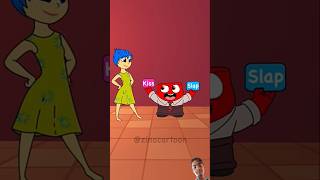 Test IQ for Fear Choose Kiss or Slap with Friends animationvideo animationtrending insideout2 [upl. by Perdita]