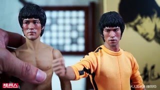 ENTERBAY 10 週年紀念 16 比例李小龍Bruce Lee 75周年蠟像級人偶 開箱 [upl. by Radbourne]