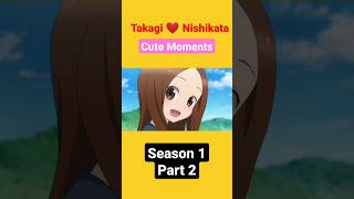 Cute Moments Teasing Master TakagiSan season 1 anime trending youtubeshorts [upl. by Gelman]