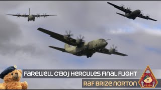 LIVE FAREWELL C130J HERCULES RAF BRIZE NORTON • 56 YEARS SERVICE  PART1 140623 [upl. by Bobbe]