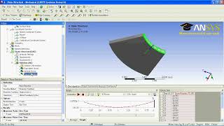 Belleville Washer simulation Ansys Tutorial [upl. by Averir]