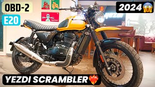 2024 New Yezdi Scrambler Obd2 E20 Model❤️‍🔥 Detailed Review  Best OffRoader Bike🔥 [upl. by Lise40]