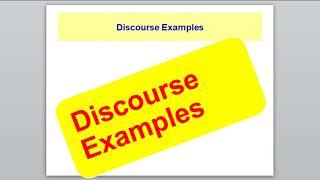 Discourse Analysis Lesson 1 Discourse Definition AND Interpreting Discourse [upl. by Cutter]