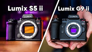 Panasonic Lumix S5 II vs Panasonic Lumix G9 II  Which One Is Better [upl. by Ofloda]