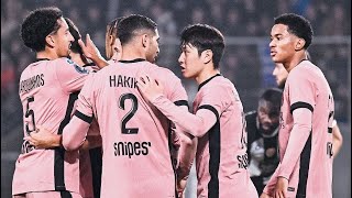 AngersPSG 24  Lee Kang In est INCROYABLE  BON match  Dembele NUL [upl. by Berga]