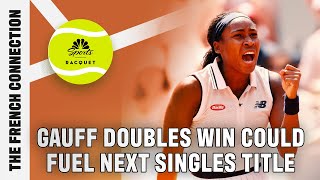 Coco Gauff Katerina Siniakova dominated French Open doubles  The French Connection  NBC Sports [upl. by Ailak]