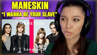 MÅNESKIN  I WANNA BE YOUR SLAVE  THE FIRST TAKE  FIRST TIME REACTION [upl. by Kadner]