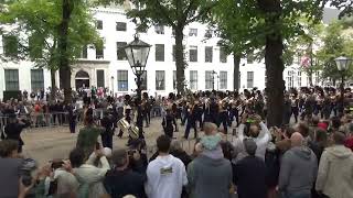 KMKJWF en RFGGJ Prinsjesdag 2024 leidt Koninklijke stoet naar de Schouwburg [upl. by Peoples]