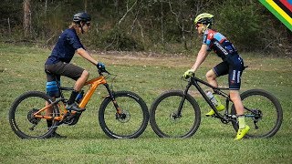 World Champion vs Electric Bike [upl. by Candyce321]