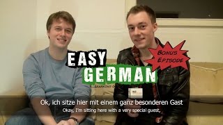 Interview with polyglot Alex Rawlings  Easy German 63 Bonus [upl. by Nanete]