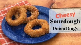 Cheese Stuffed Onion Rings with Sourdough Crust [upl. by Malcolm]