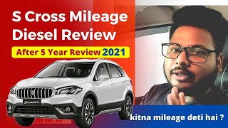 S Cross Mileage Diesel  Review 2021 shorts [upl. by Akcirehs]