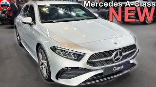 All NEW Mercedes Benz AClass Hatchback 2024  Visual REVIEW interior amp exterior [upl. by Lyckman]