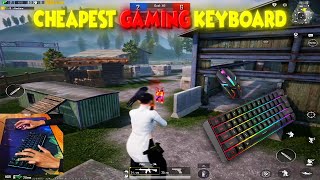 Cheapest 60 RGB Gaming Keyboard  PUBG MOBILE 60FPS HDR EMULATOR GAMELOOP WITH KEYBOARD amp MOUSE [upl. by Ahsie831]