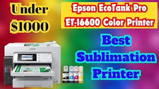 Epson EcoTank Pro ET16600  WideFormat Printer  2024 Review [upl. by Ahseiyt]