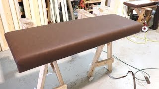 HOW TO UPHOLSTER A SEAT BENCH  ALO Upholstery [upl. by Lusa]