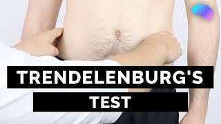 Trendelenburgs Test  OSCE Guide  Clip  UKMLA  CPSA [upl. by Leunamme]