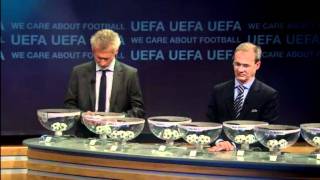 Champions League 201112 round of 16 draw [upl. by Enimsaj]