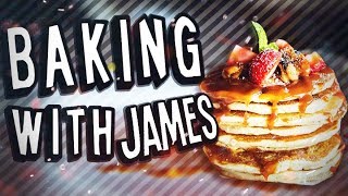 How To Make Pancakes  Baking With James 2 [upl. by Oer]