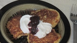 Klatkager ♥ How to make Danish Pancakes dansker pandekager using rice porridge Risengrød ❄ [upl. by Bowles]