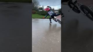 FAIL BMX spine ramp crash [upl. by Ehcar]