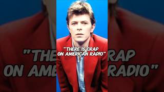 David Bowie slamming American radio is timeless [upl. by Trix]