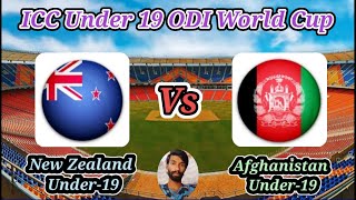 New Zealand Under19s v Afghanistan Under19s  11th Match Group D  ICC Under 19 World Cup [upl. by Sllew]