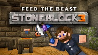 StoneBlock 3 EP4 Tinkers Construct Tools and Armor [upl. by Xuaeb944]