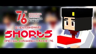 Animasi Spesial Dirgahayu RI ke  76 🇮🇩  Animasi Minecraft Indonesia  BAGAS CRAFT [upl. by Lal]