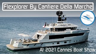 2022 Flexplorer 140 by Cantiere Delle Marche  CDM  Aft Deck amp Cockpit Tour Interior Factory Shots [upl. by Mcclenaghan]