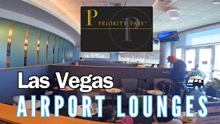 Priority Pass Airport Lounge Access at Las Vegas International Airport Food Drinks and Directions [upl. by Aitetel]