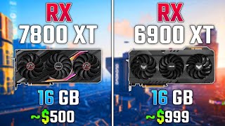 AMD RX 7800 XT vs RX 6900 XT  Test in 7 Games [upl. by Annayak]