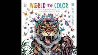 Flip Through World of Color Coloring Book by Kerby Rosanes [upl. by Roch410]