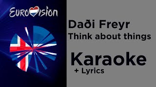 Daði Freyr  Think about things Karaoke Iceland Eurovision 2020 [upl. by Cherian]