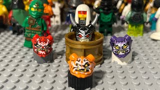 Ninjago Stop Motion The Oni Masks United Part 6 [upl. by Kcirred486]