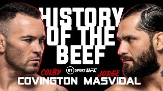 History of the Beef Colby Covington v Jorge Masvidal  UFC 272 BT Sport promo [upl. by Olenka]