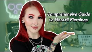 Comprehensive Guide to Nostril Piercings [upl. by Cosmo]