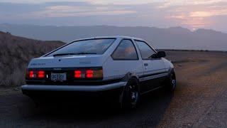 Toyota AE86 On Downhill  Forza Horizon [upl. by Ruon]