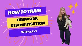 Desensitisation to Fireworks with Lexi [upl. by Enoryt]